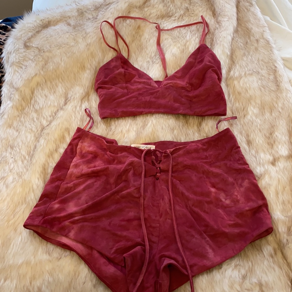 Pink two piece set